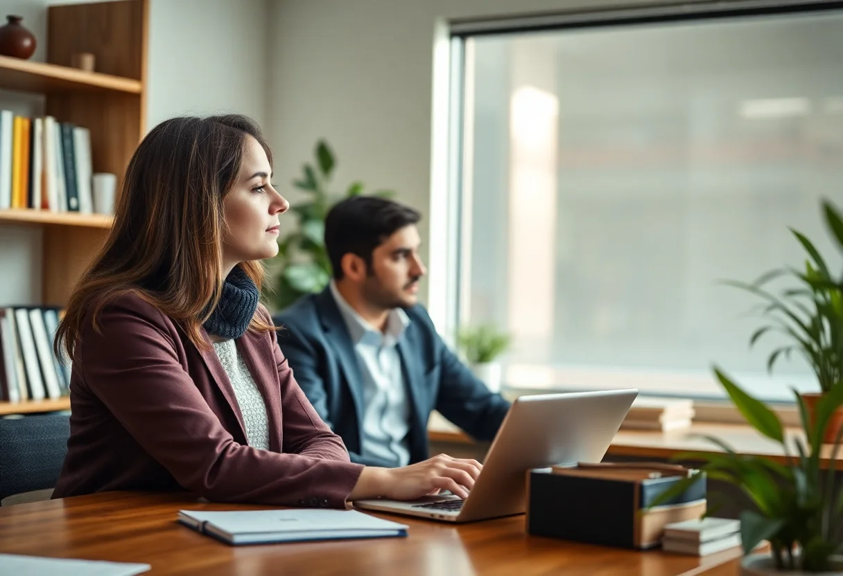 Finansal eğitim toplantısında beyin fırtınası yapan çeşitli profesyonellerden oluşan bir ekip